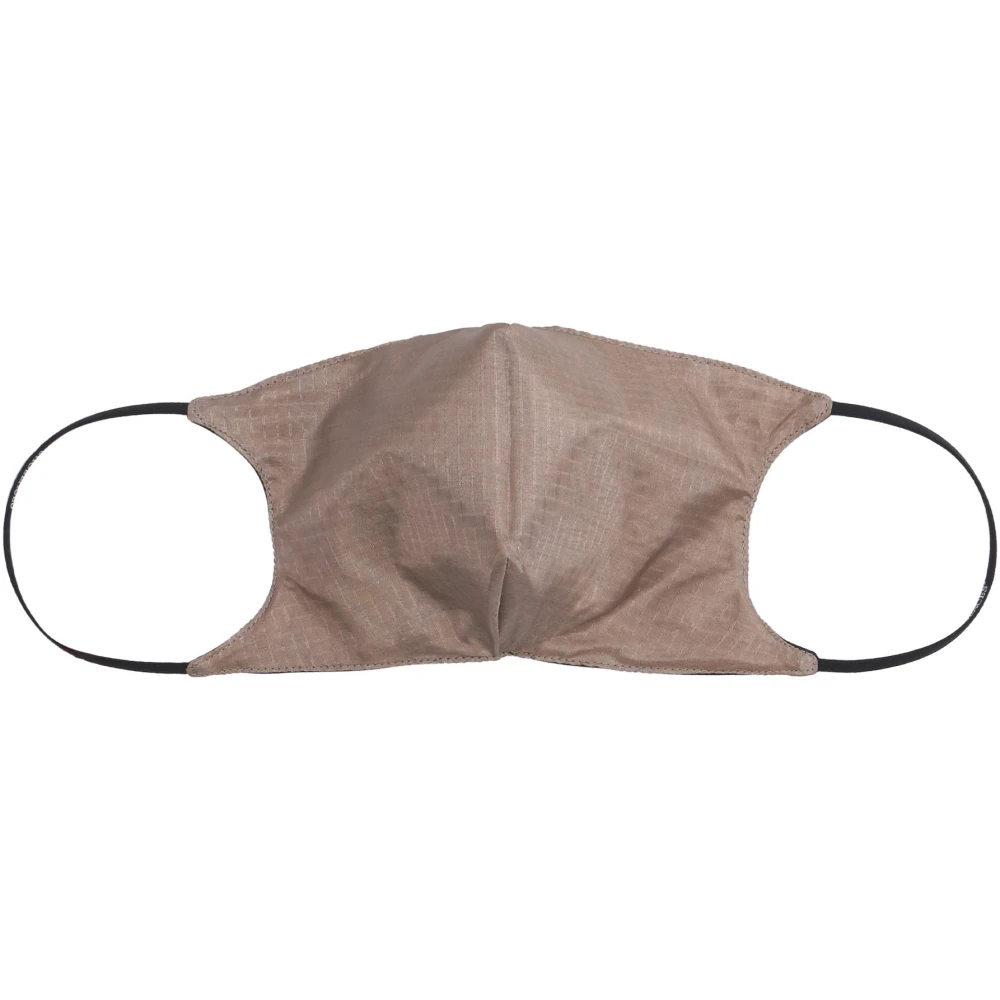 Off White Bedrukt katoenen masker Black Heren