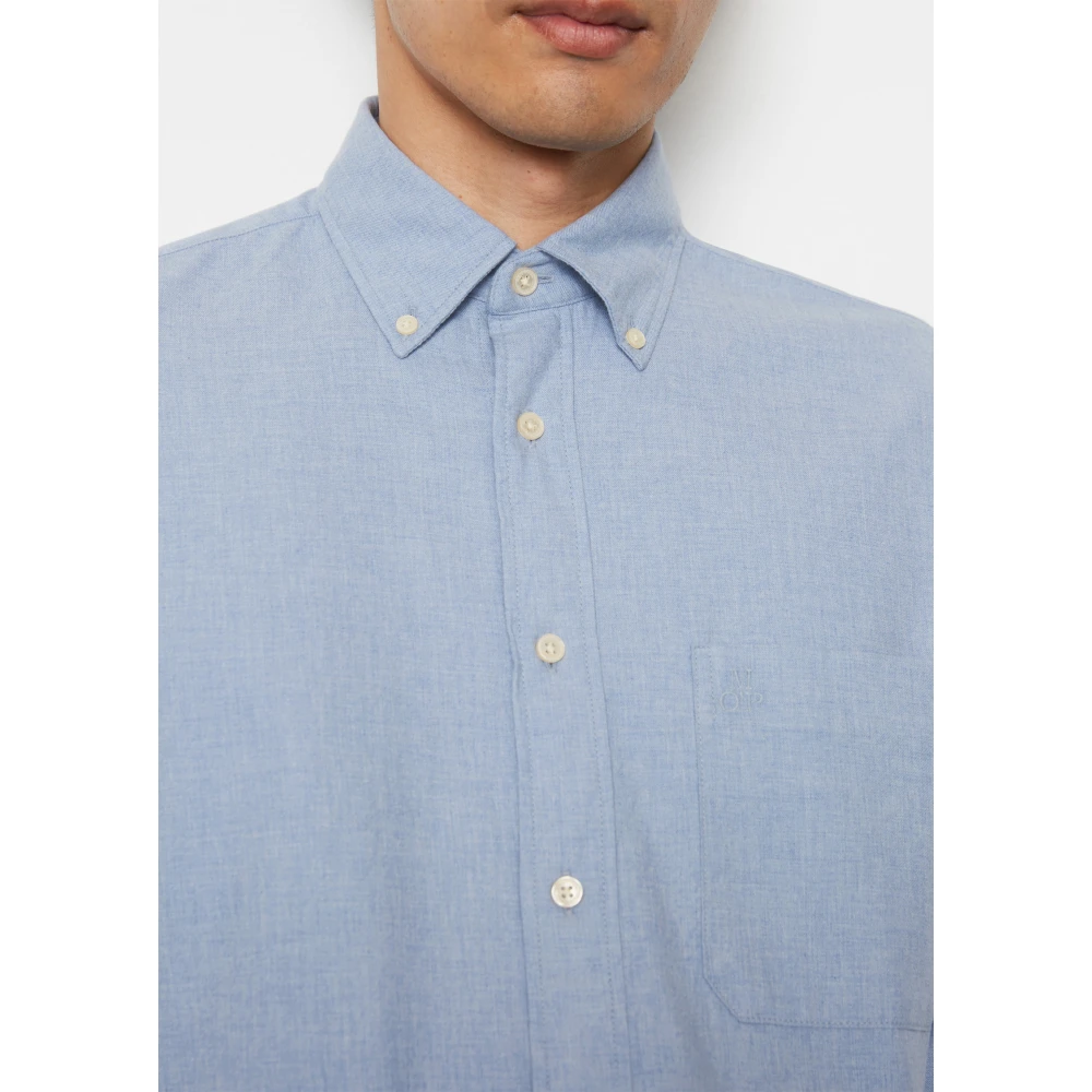 Marc O'Polo Shirt met lange mouwen normaal Shirt met lange mouwen regular Blue Heren