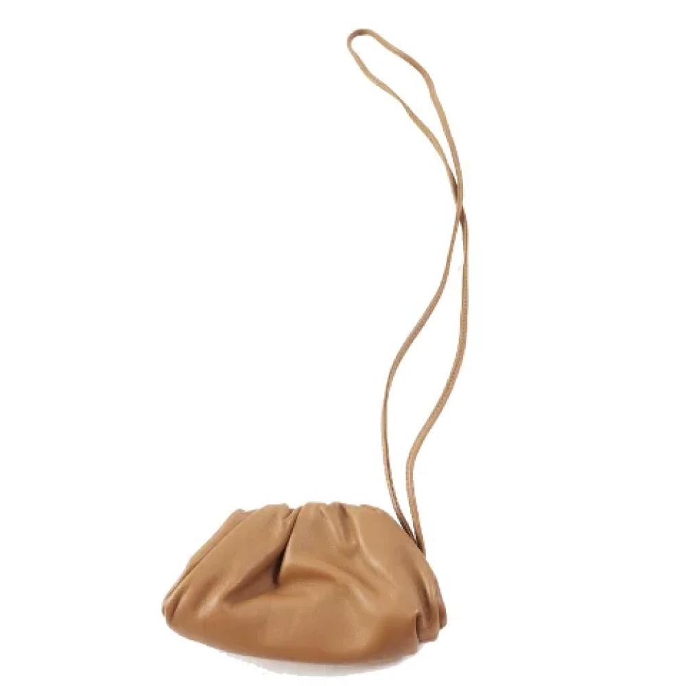 Bottega Veneta Vintage Pre-owned Leather clutches Brown Dames