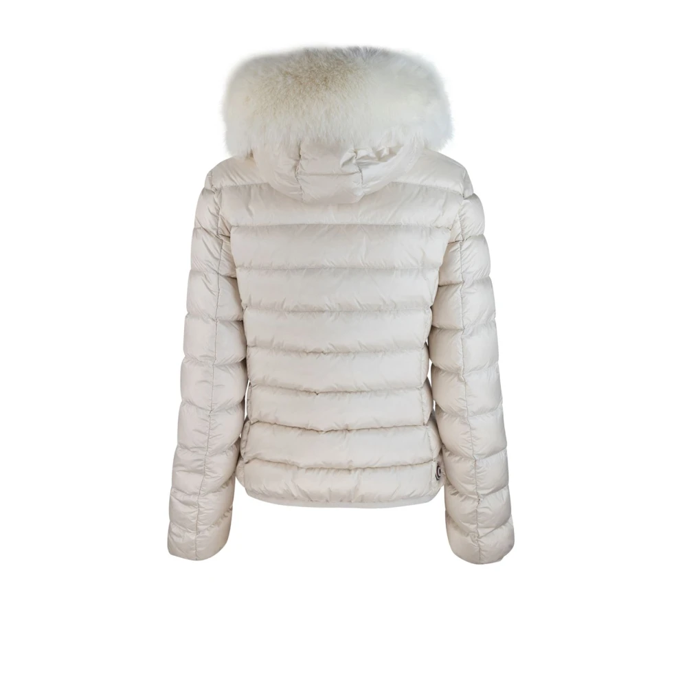 Colmar Witte Winter Rits Hoodie Jas White Dames