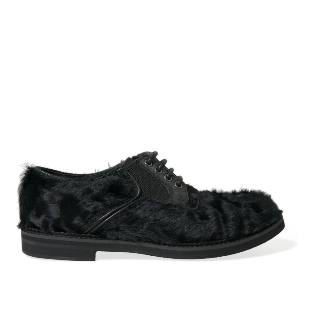Dolce & Gabbana Men's Black Laced Shoes, 8 1/2 Uk, Derby
