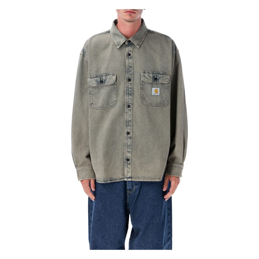 Carhartt Wip Men's Blue Tigan Shirt Jacket - Denim Shirts - S - Shirts