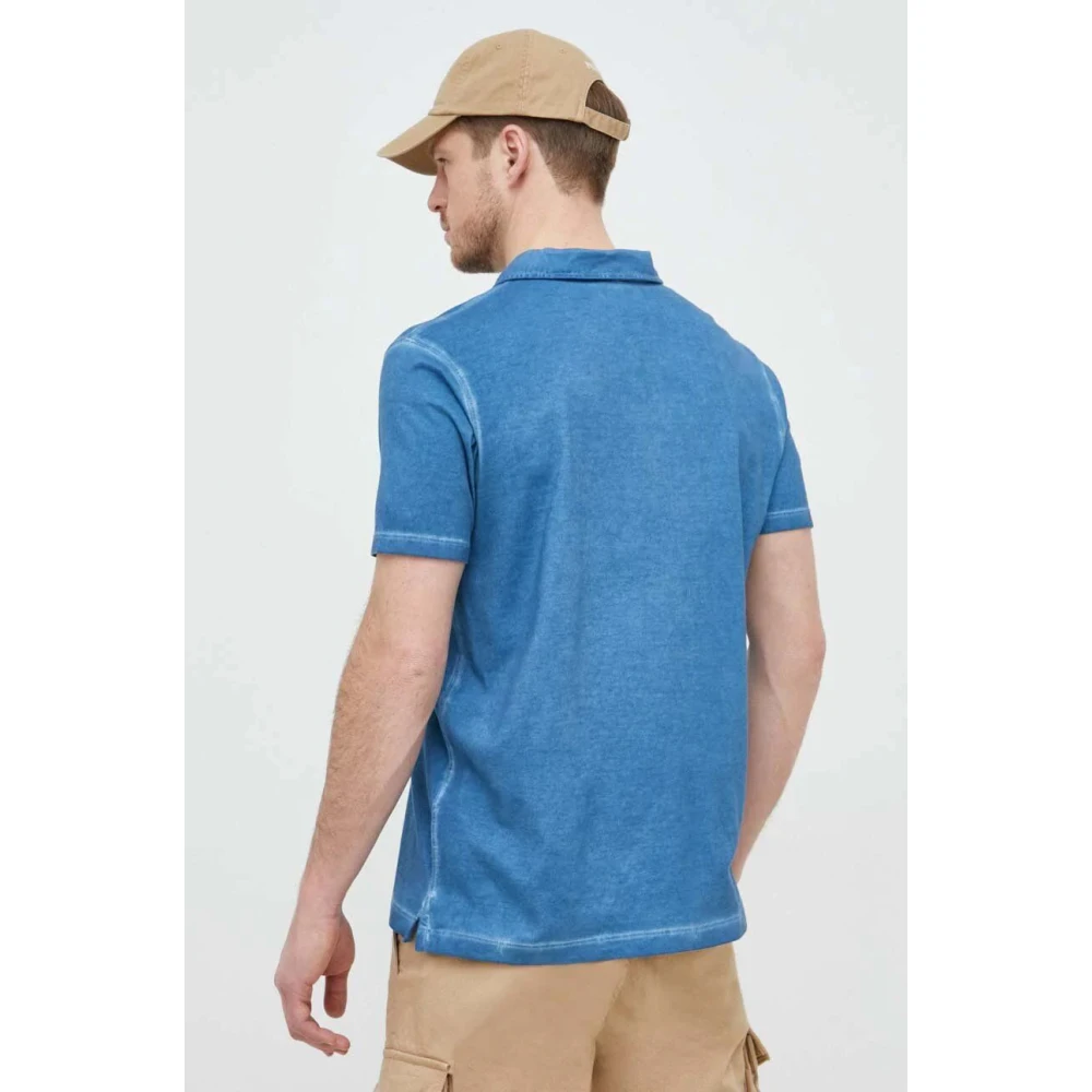PAUL & SHARK Katoenen poloshirt met iconisch embleem Blue Heren