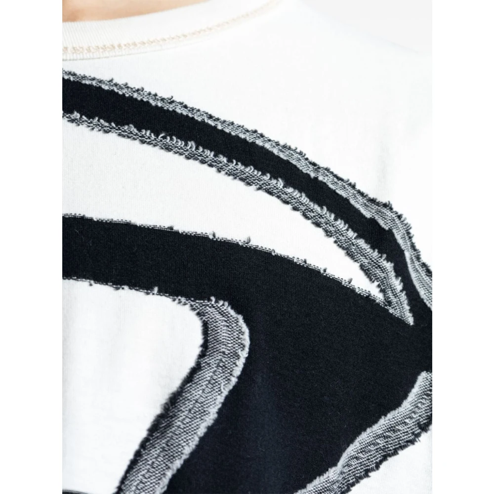 Diesel Heren T-Shirts & Polos Bianco Ss25 White Heren