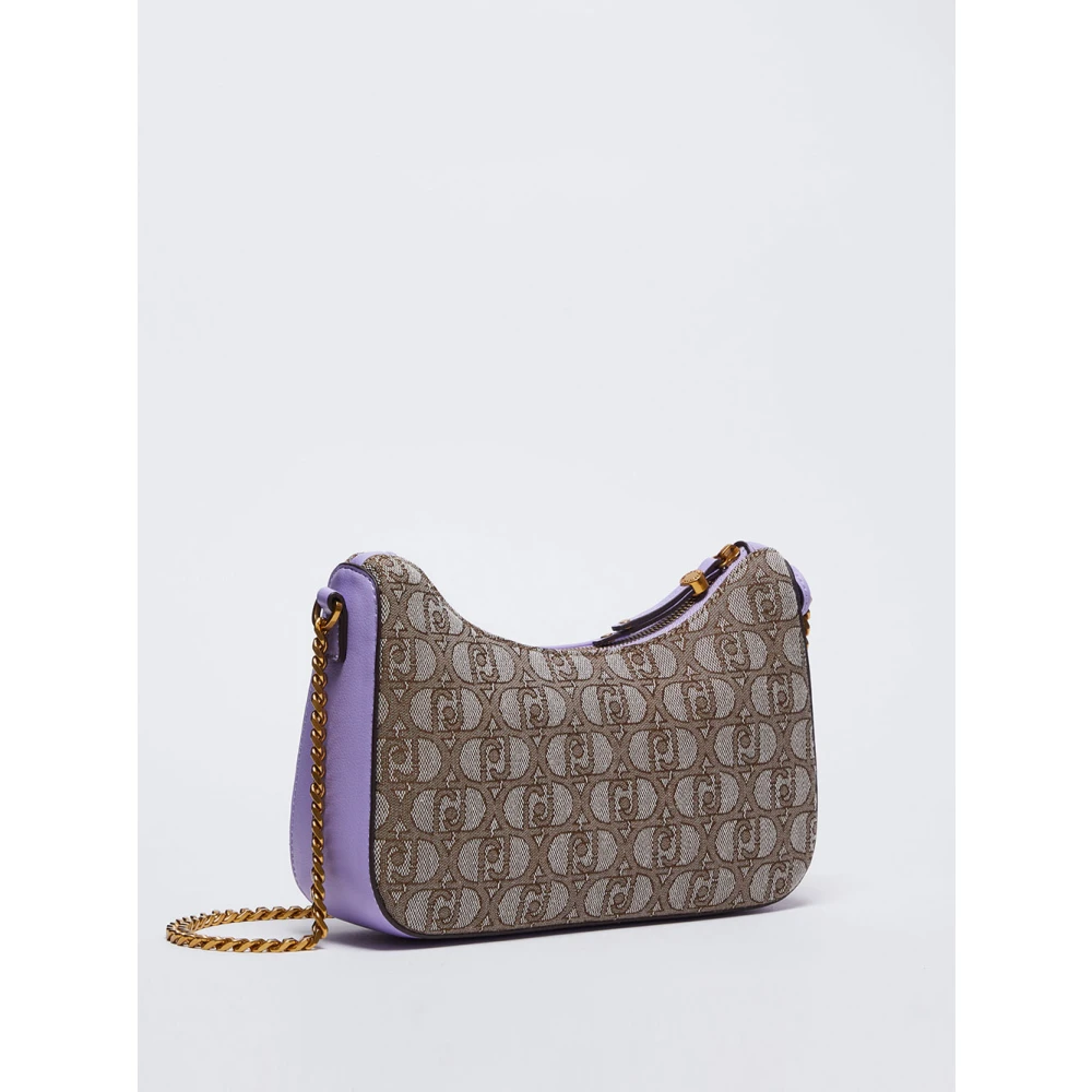 Liu Jo Jacquard Schoudertas met Metalen Logo Multicolor Dames