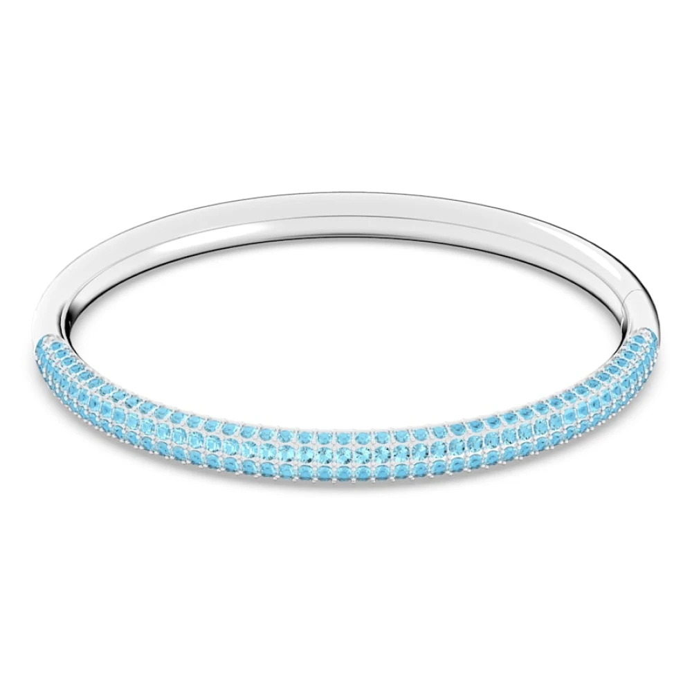 Swarovski Stone Bangle - Female - Bracelets - Blue - One Size - Accessories