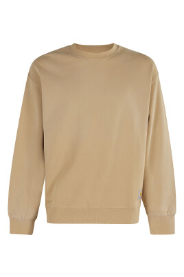 sweat-en-coton-marron-poussiereux