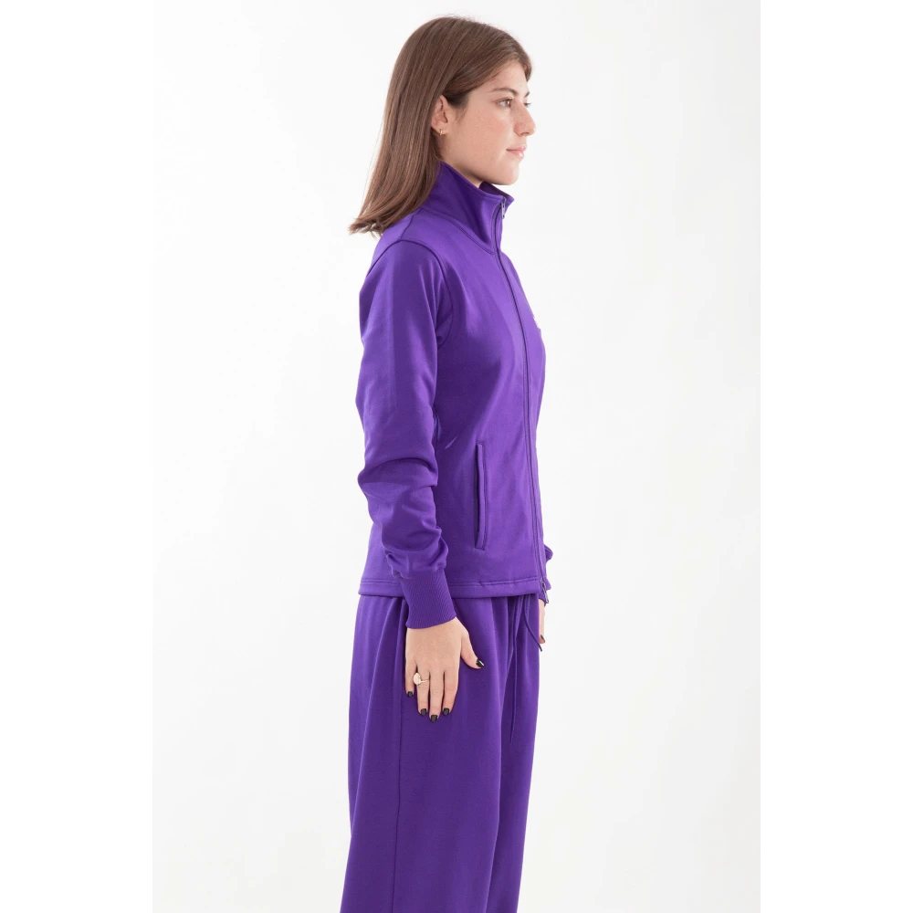 Y-3-Stripes Tracktop in Cpurpl Purple Dames