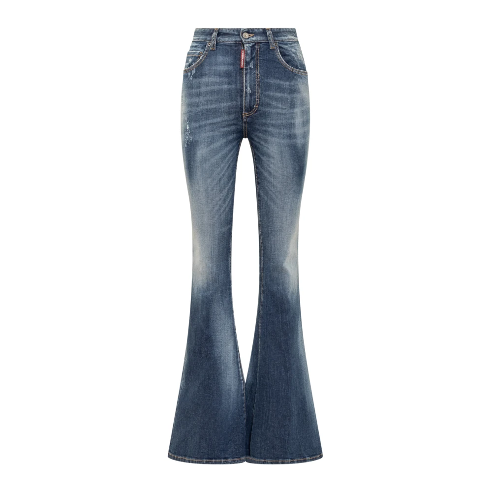 Dsquared2 Flared Jeans Blue, Dam