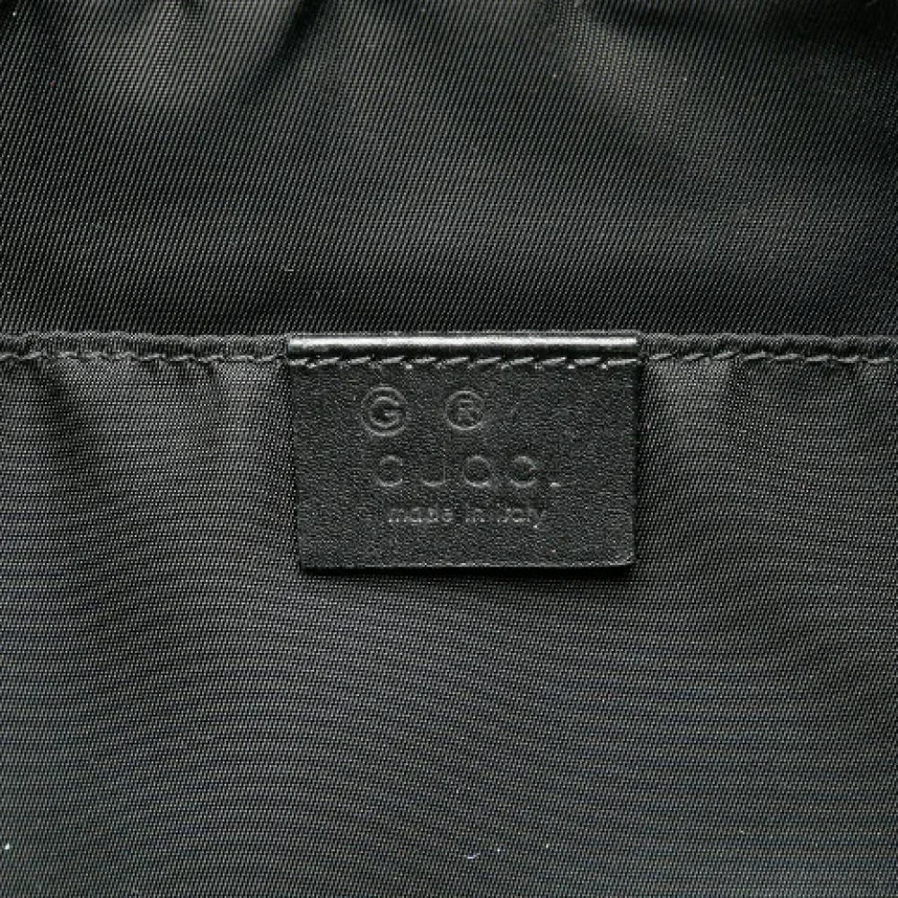 Gucci Vintage Pre-owned Canvas clutches Black Dames