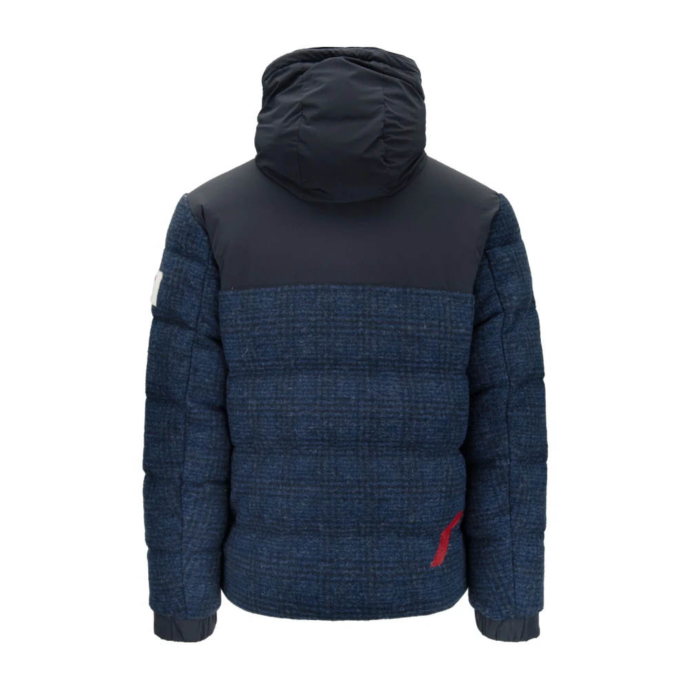 Afterlabel Heren gewatteerde jas met capuchon Blue Heren