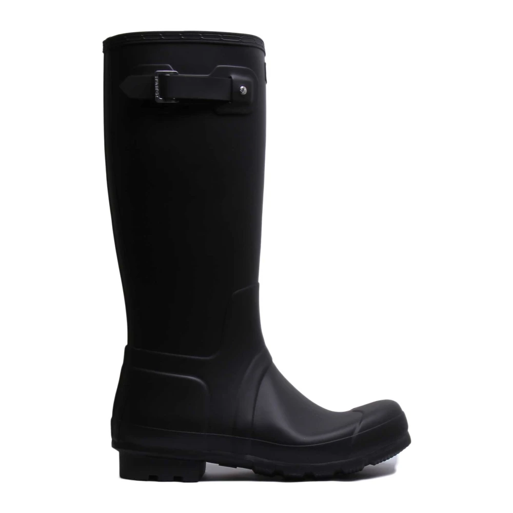 Hunter Men's Black Wellies, 12 Uk, Original Tall Rain Boot