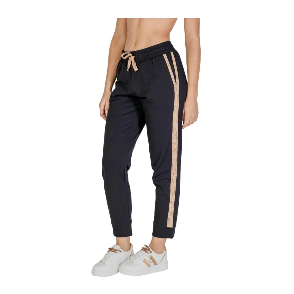 Alviero Martini 1a Classe Zwarte Katoenmix Jeans en Broeken Black Dames