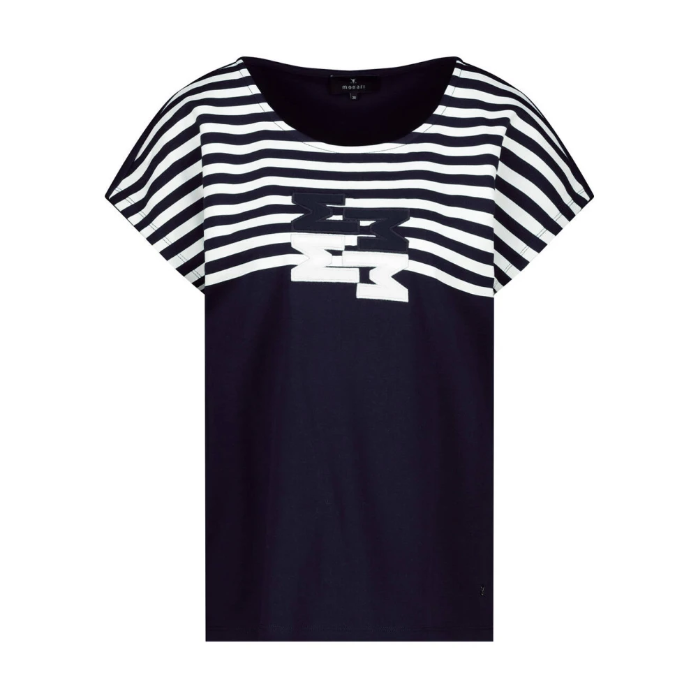 Monari Casual T-shirt Blue Dames