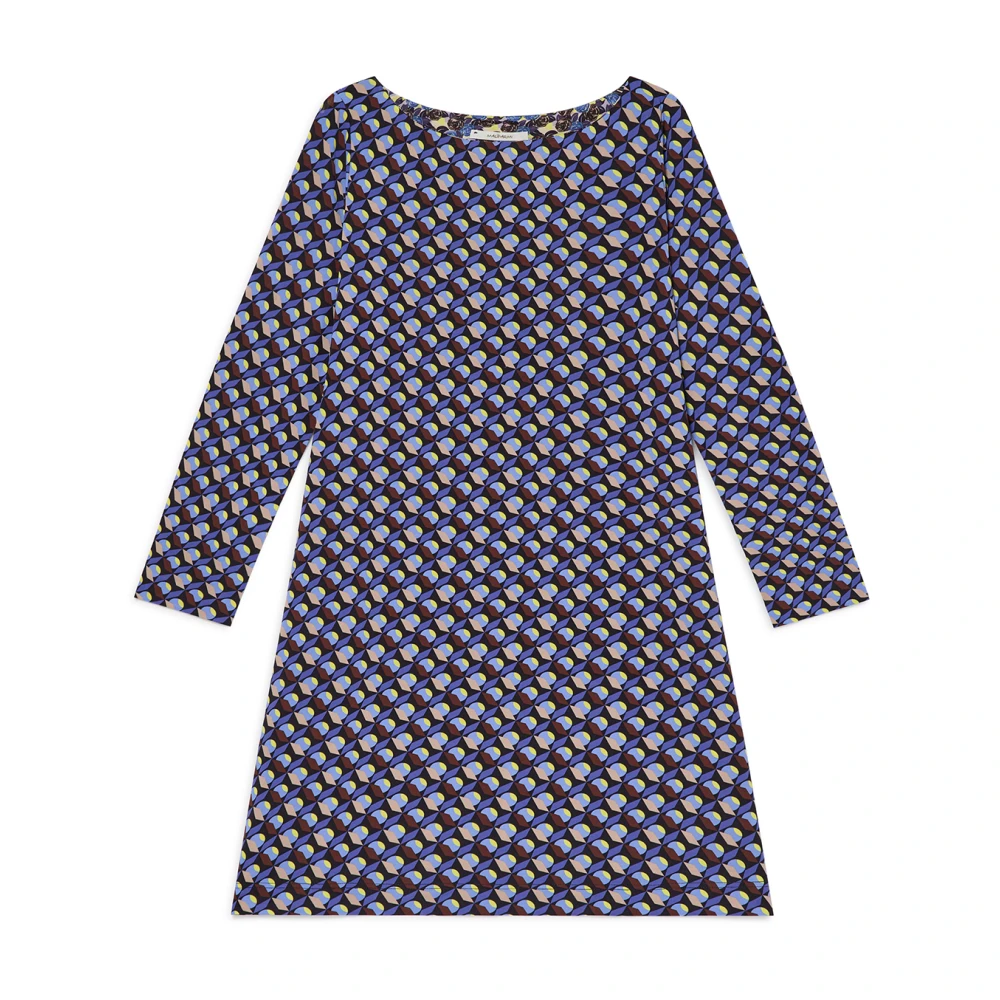 Maliparmi Prisma Jersey Jurk Purple Dames