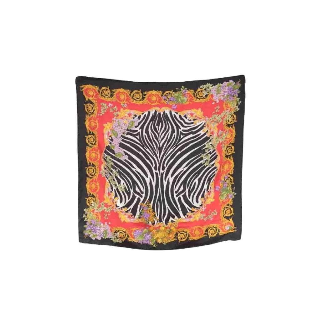 Versace Pre-owned Silk scarves Multicolor Dames