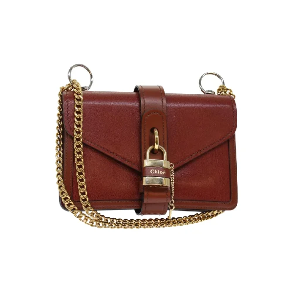 Chloé Pre-owned Leather shoulder-bags Brown Dames