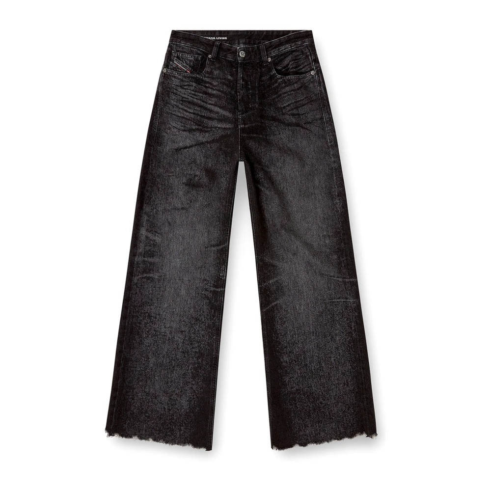 Diesel Mujer Negro Vaqueros, Talla: W28