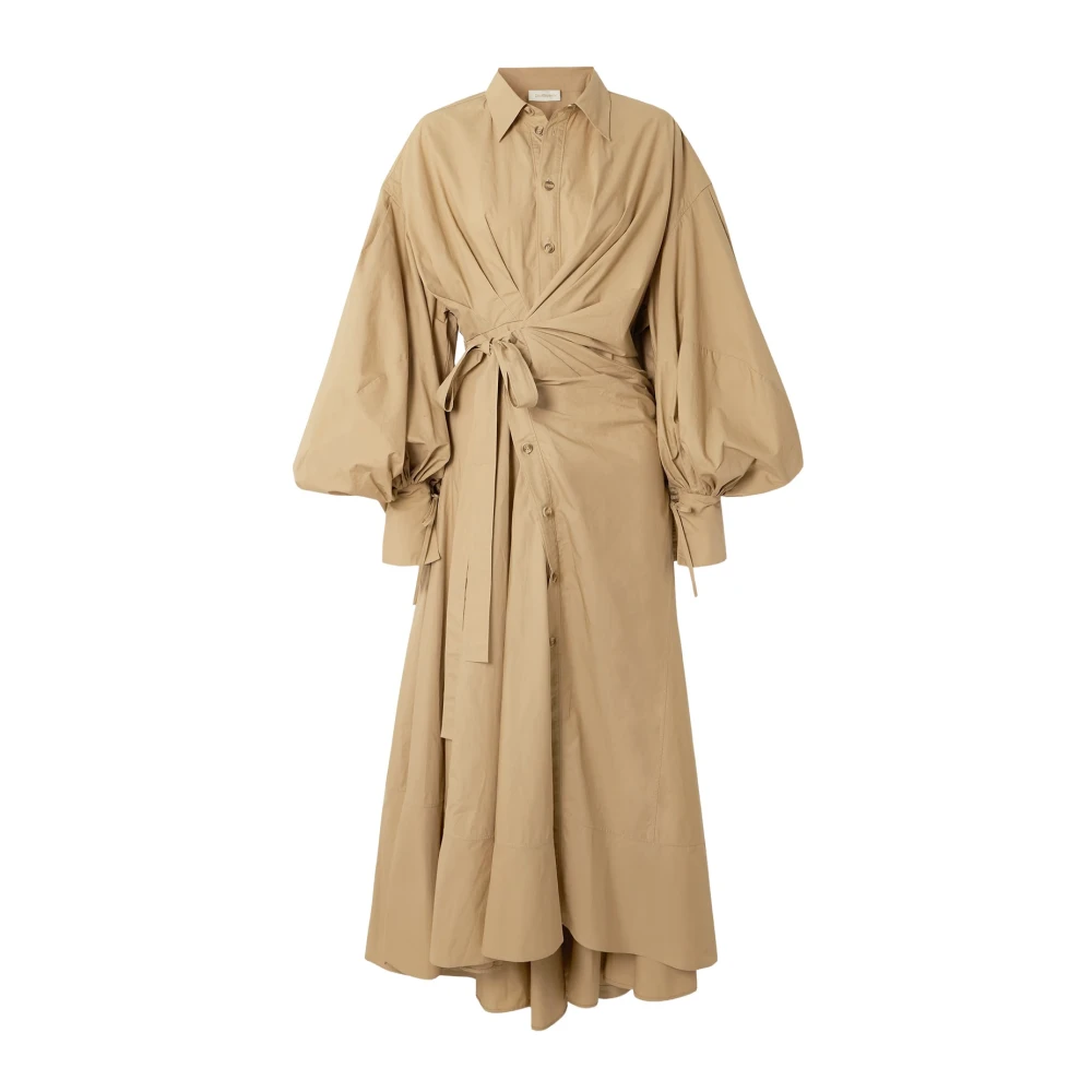 Zimmermann Women's Green Shirt Dresses, M, Rebellion Poplin Midi Dress