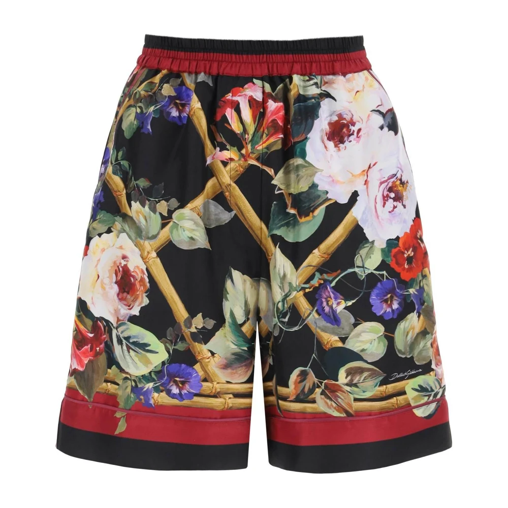Dolce & Gabbana Rose Garden Pyjama Shorts Multicolor, Dam
