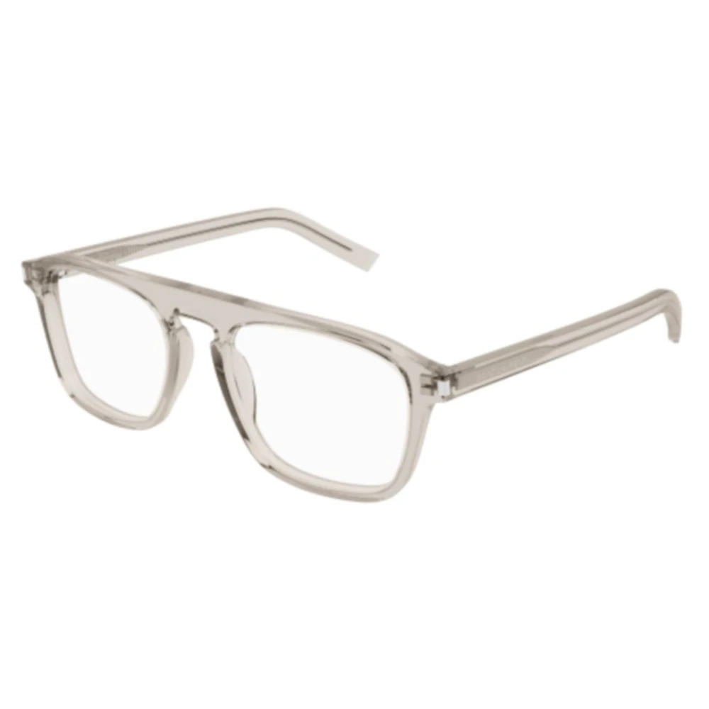 Saint Laurent Klassieke Zwarte Leren Schoudertas Brown Unisex