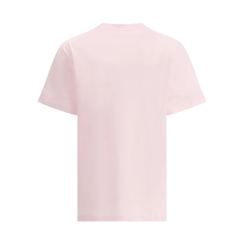 Ganni Katoenen Kittens Maxi Print T-Shirt Pink Dames