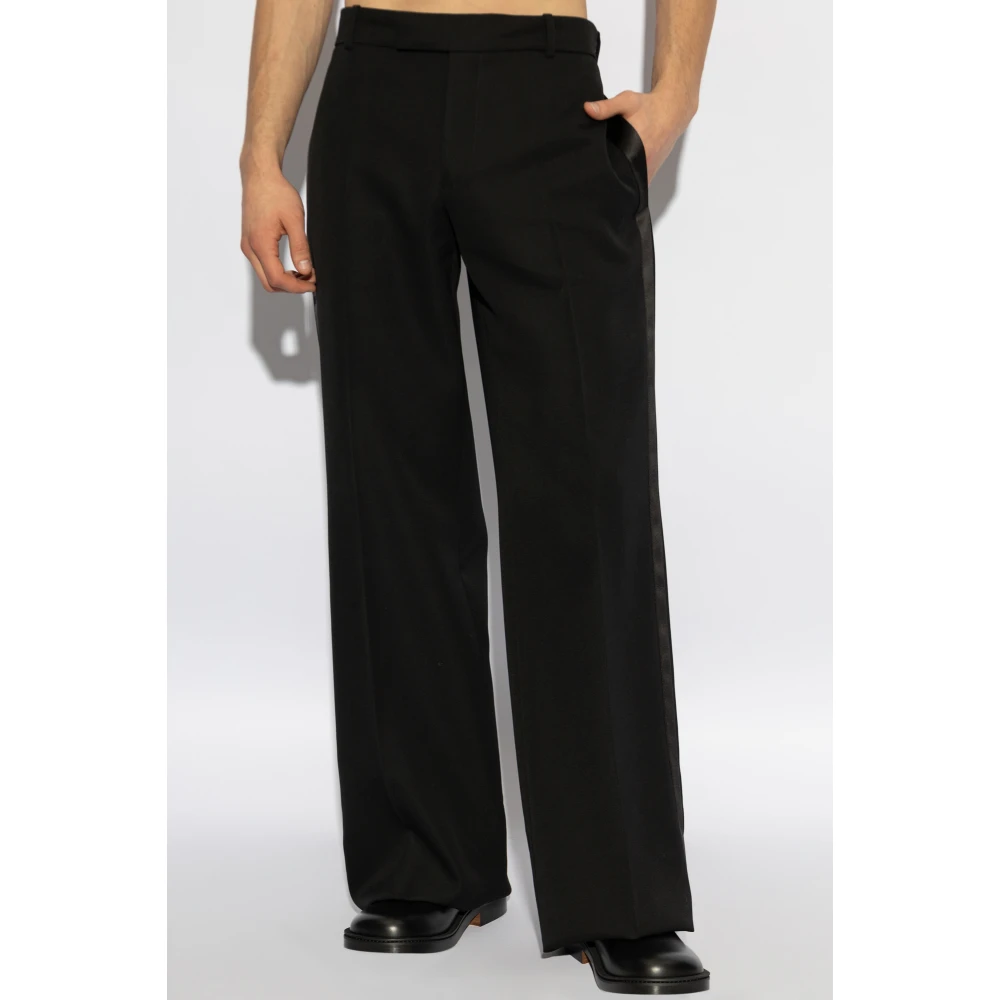 alexander mcqueen Wollen broek Black Heren