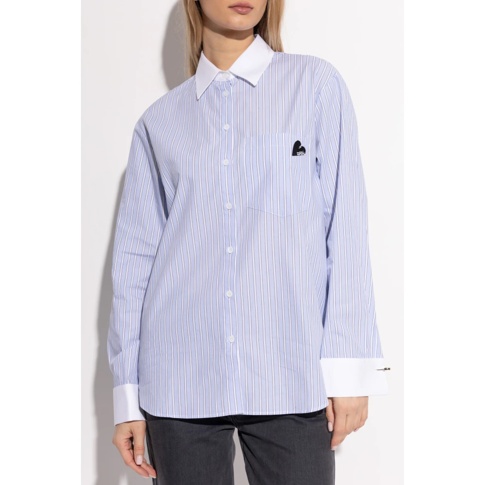Zadig & Voltaire Overhemd Ochtend Blue Dames