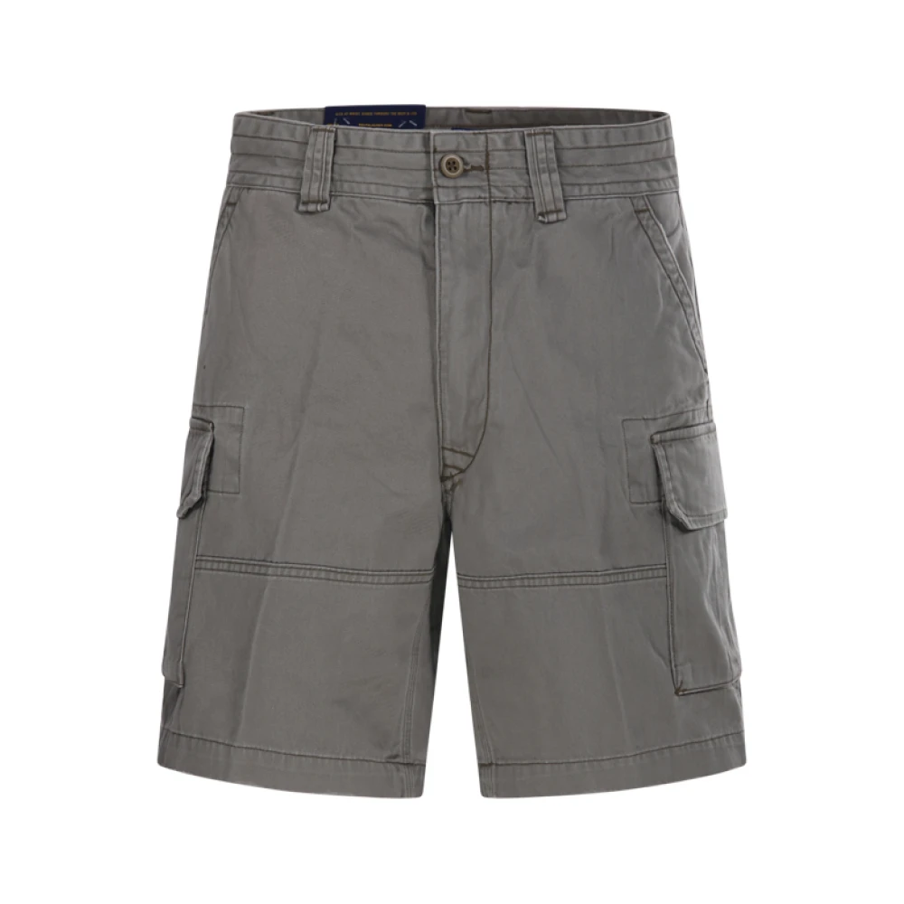 Ralph Lauren Men's Green Casual Shorts, W34, Twill Cargo Shorts