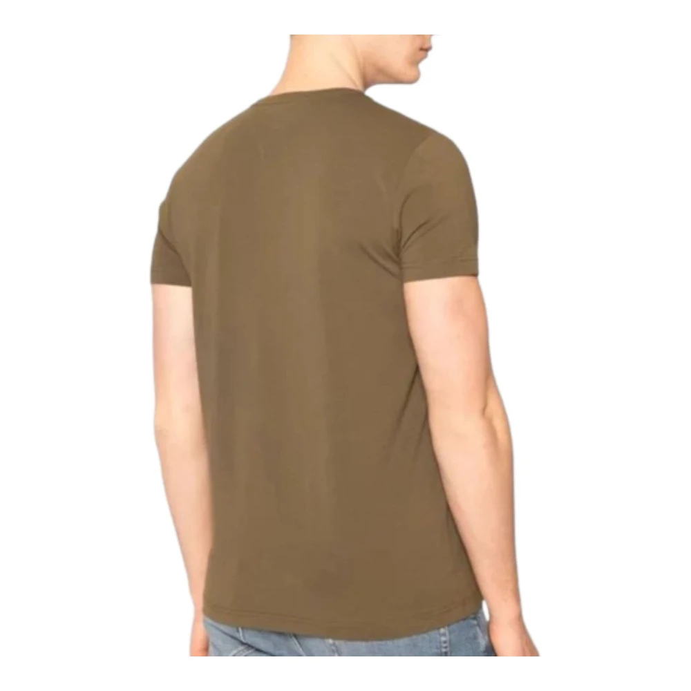 Tommy Hilfiger Slim Fit Stretch Tee voor Heren Green Heren