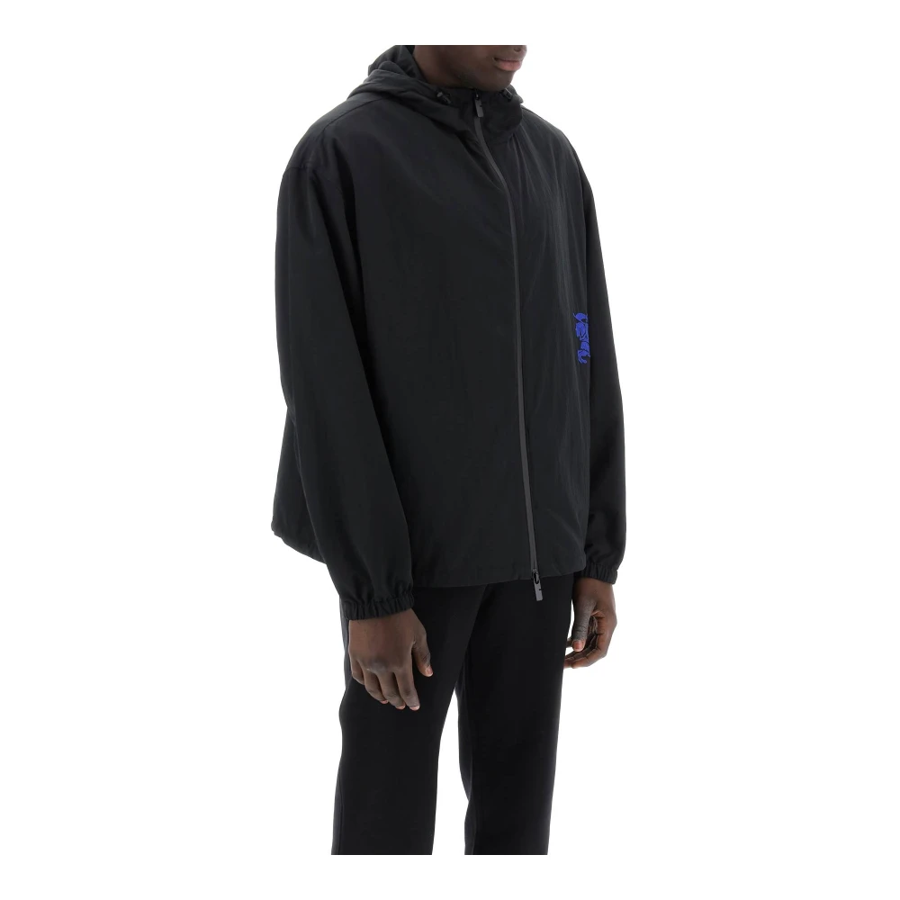Burberry Wind Jackets Black Heren