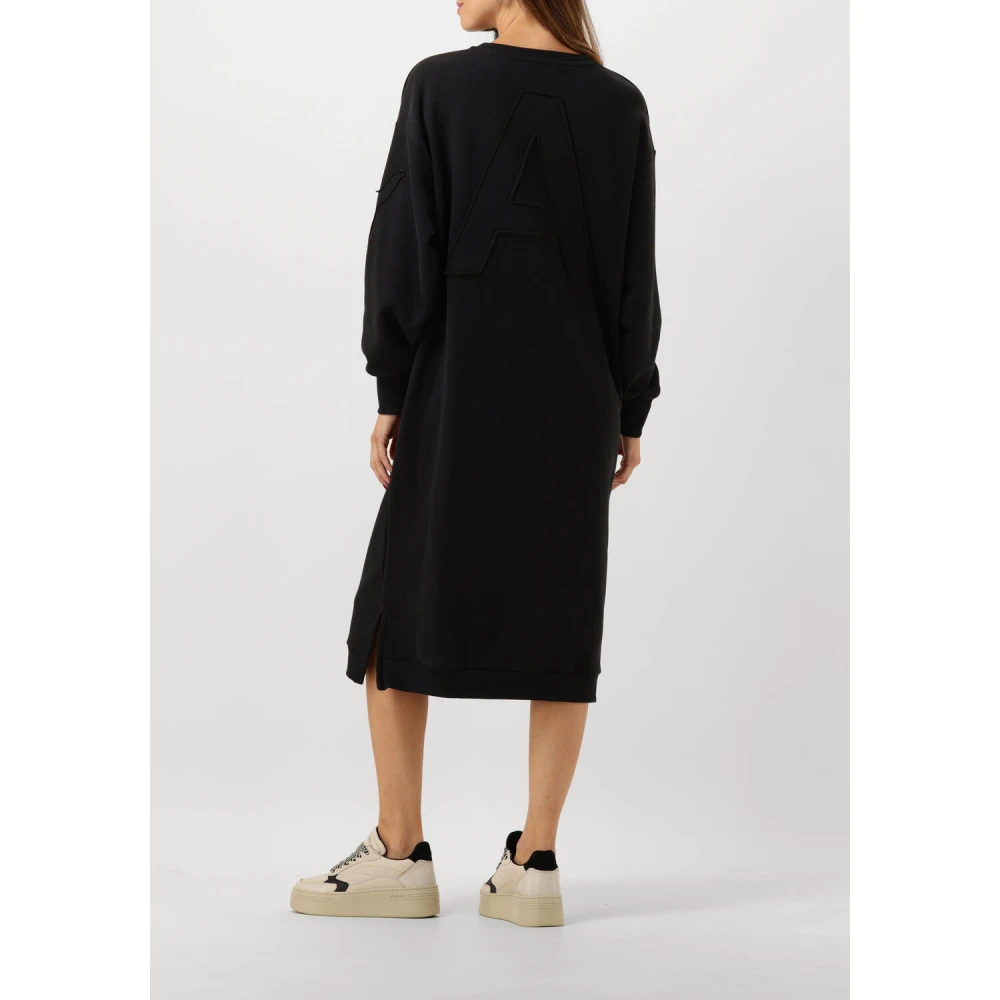 Alix The Label Chic Gebreide Midi Sweatjurk Gray Dames