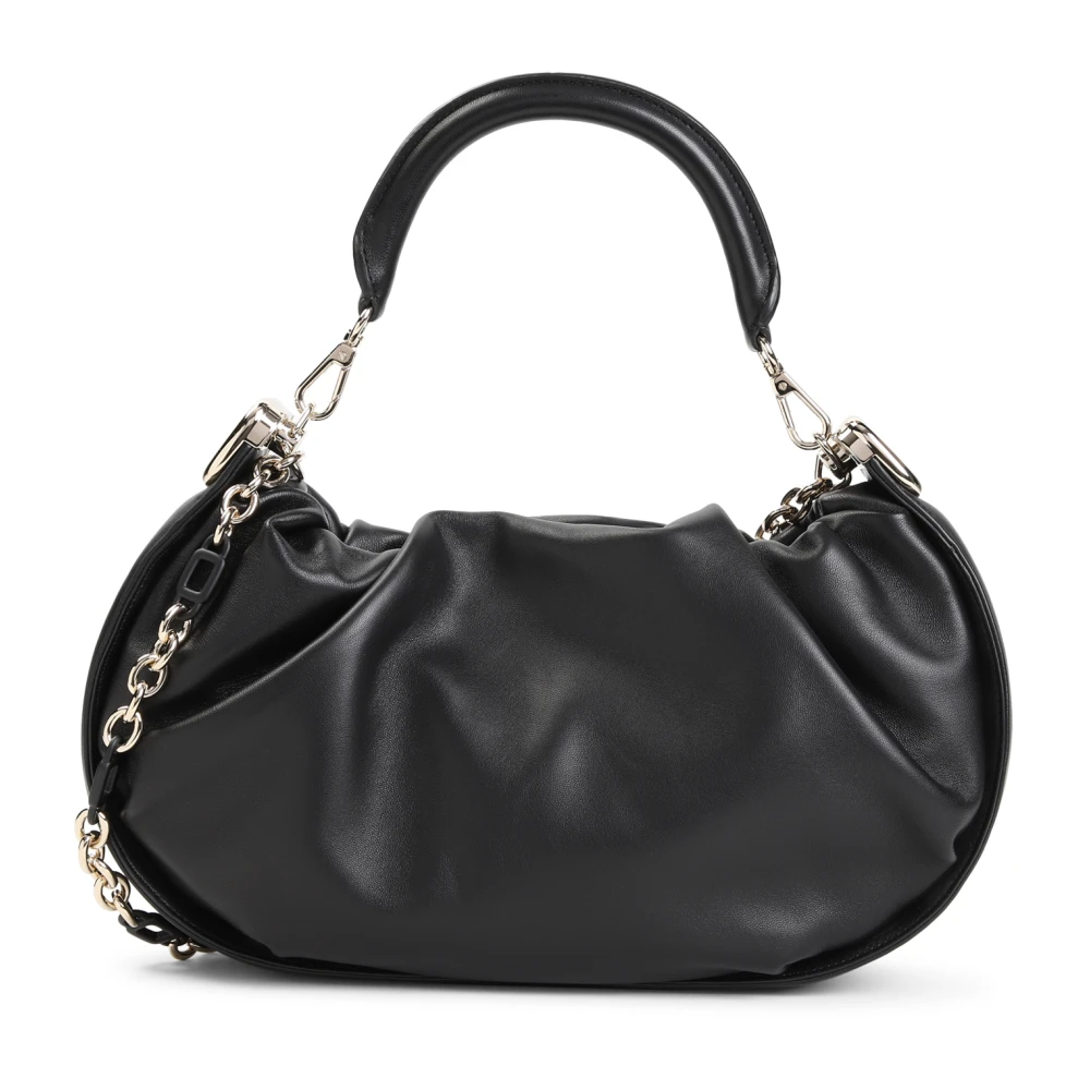 Roger Vivier Zwarte Nappa Lambsleren Handtas Black Dames