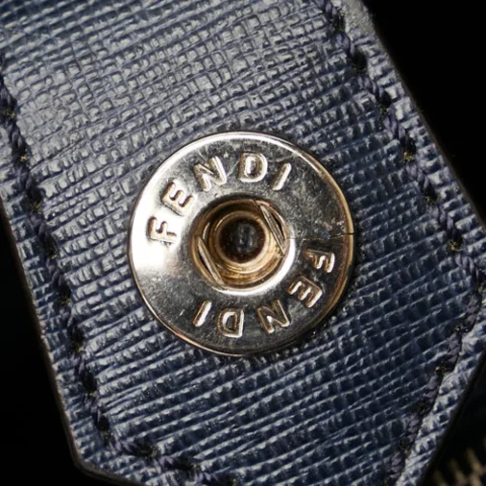 Fendi Vintage Pre-owned Leather fendi-bags Blue Dames