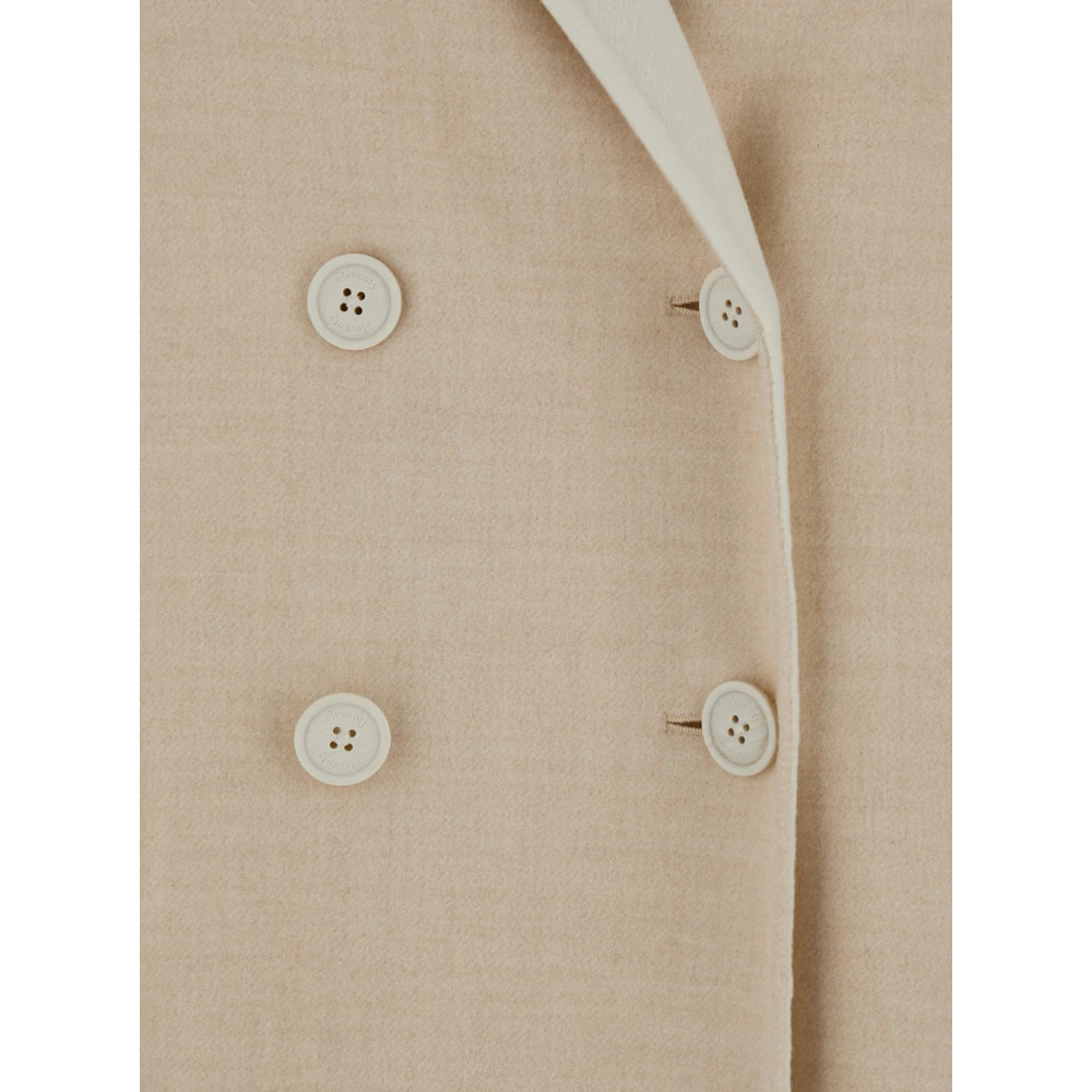 Eleventy Omkeerbare Beige Jas Beige Dames