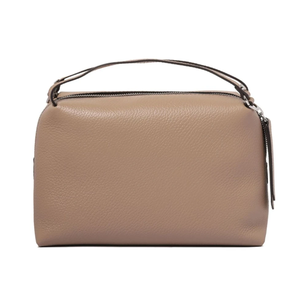 Gianni Chiarini Amandel Beige Leren Handtas Toprits Beige Dames