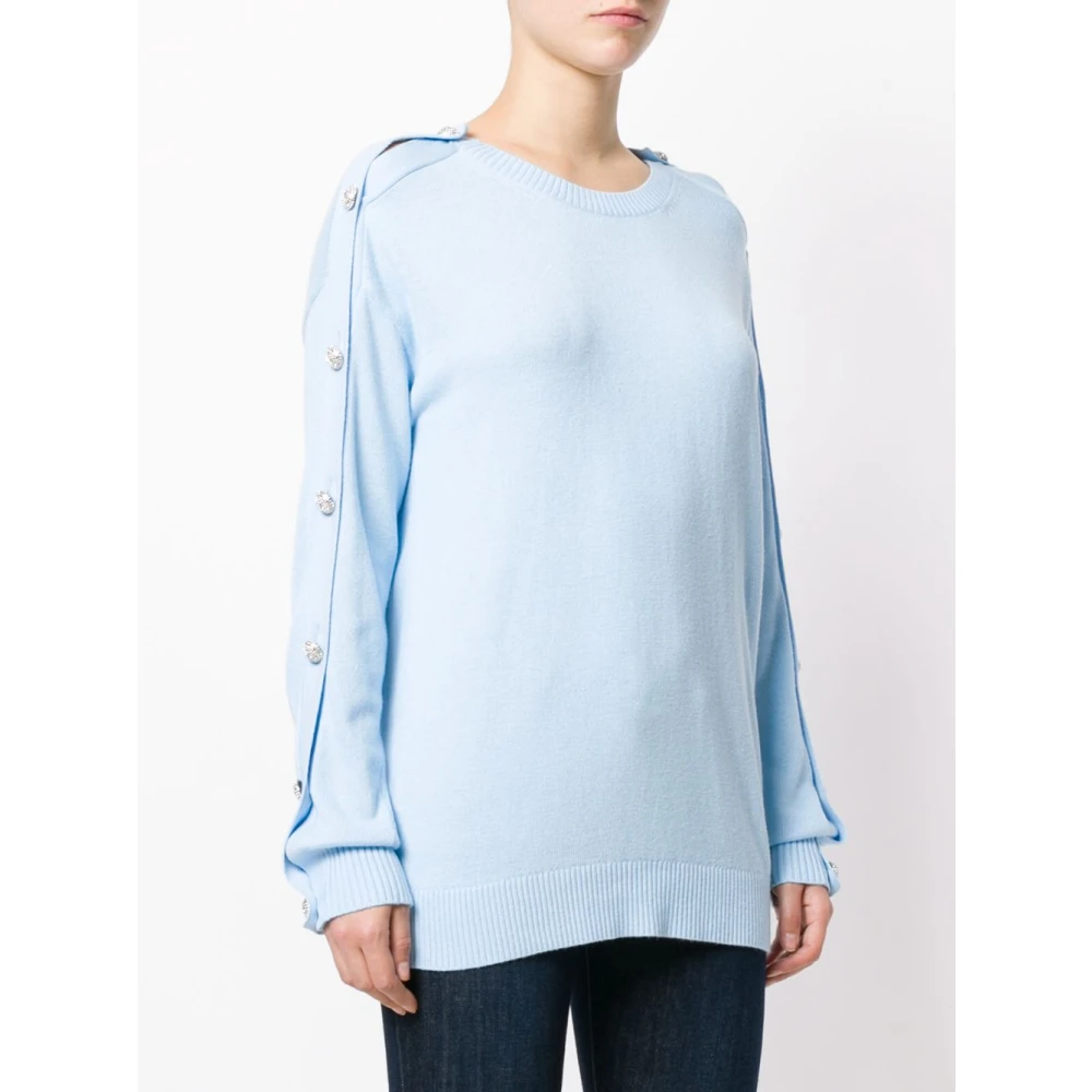 Michael Kors Crew Neck Sweater Blue Dames