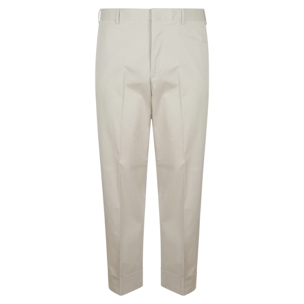Pt Torino Men's Beige Suit Trousers