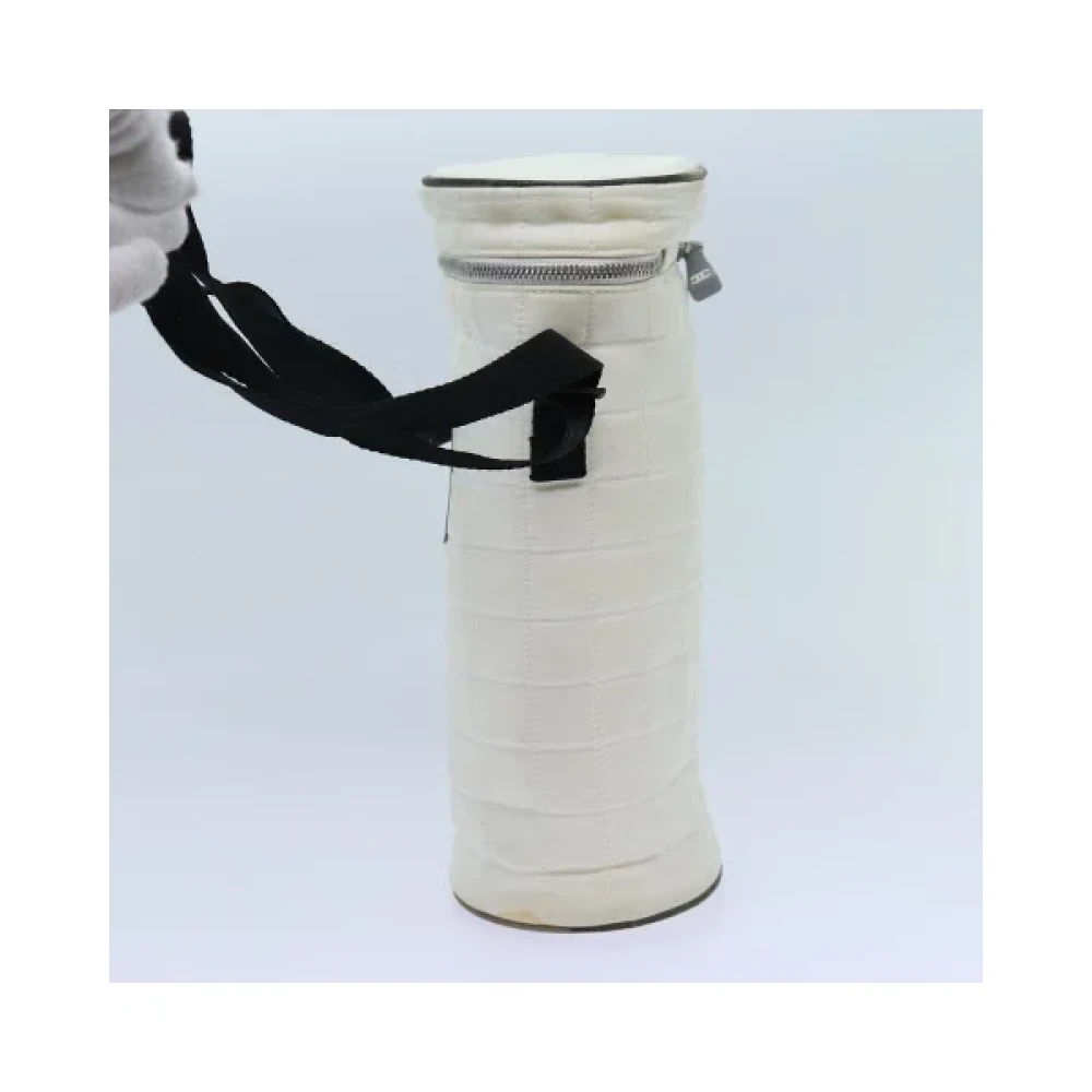 Chanel Vintage Pre-owned Nylon chanel-bags White Dames