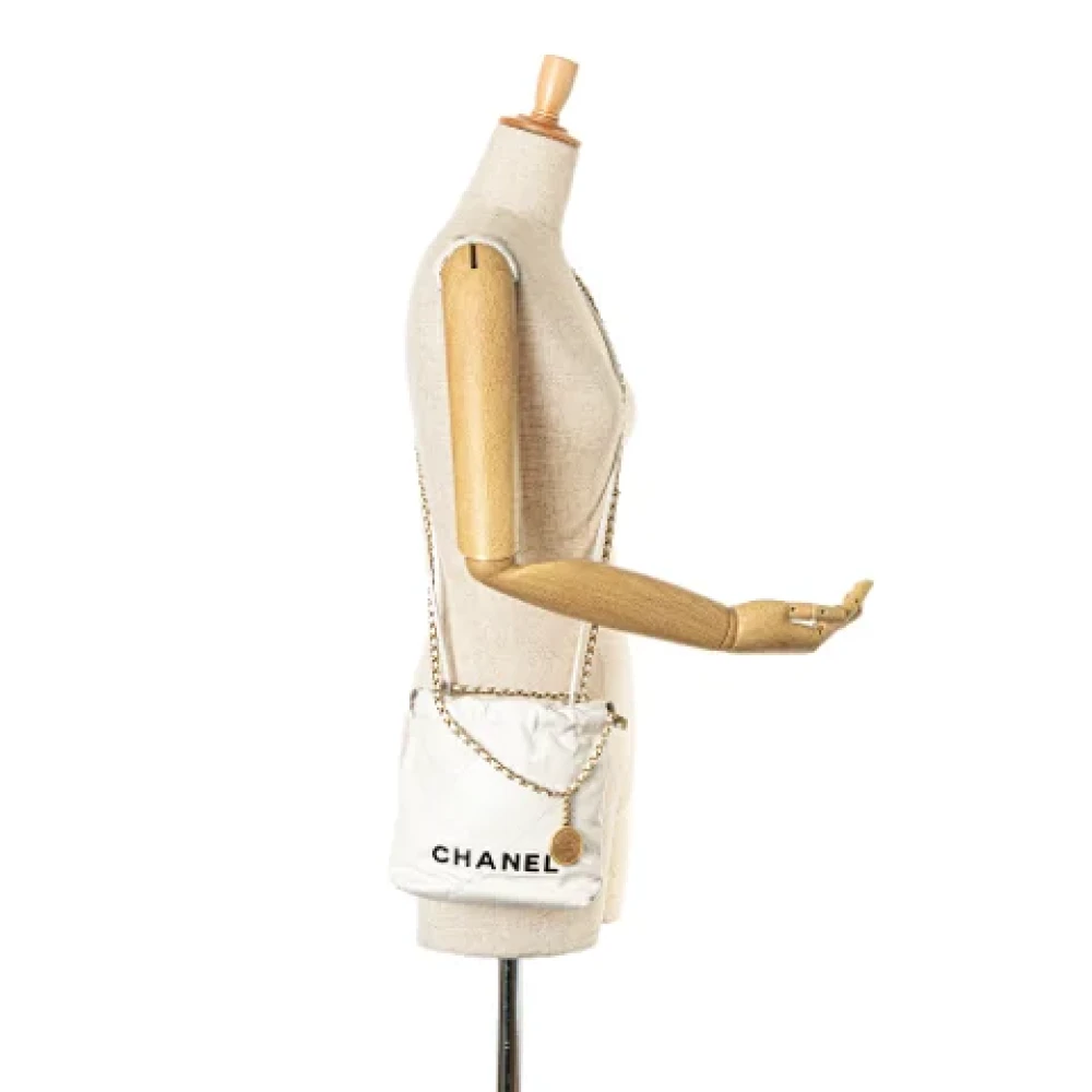 Chanel Vintage Pre-owned Leather chanel-bags White Dames