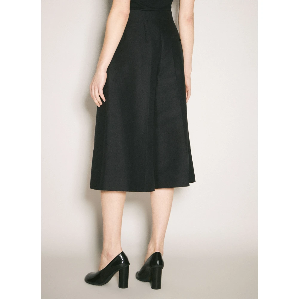 Marni Katoen Cady Cropped Ballon Broek Black Dames