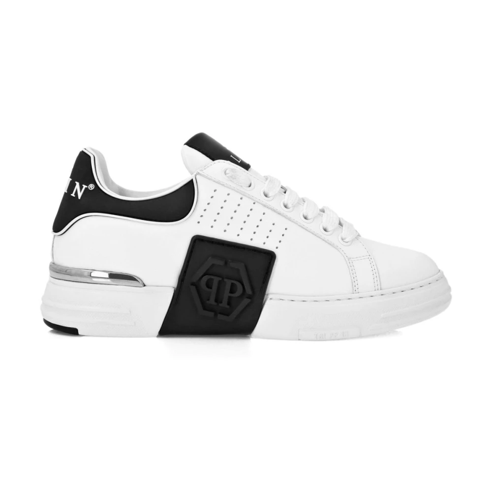 Philipp Plein Platte Schoenen Heren Schoenen Wit