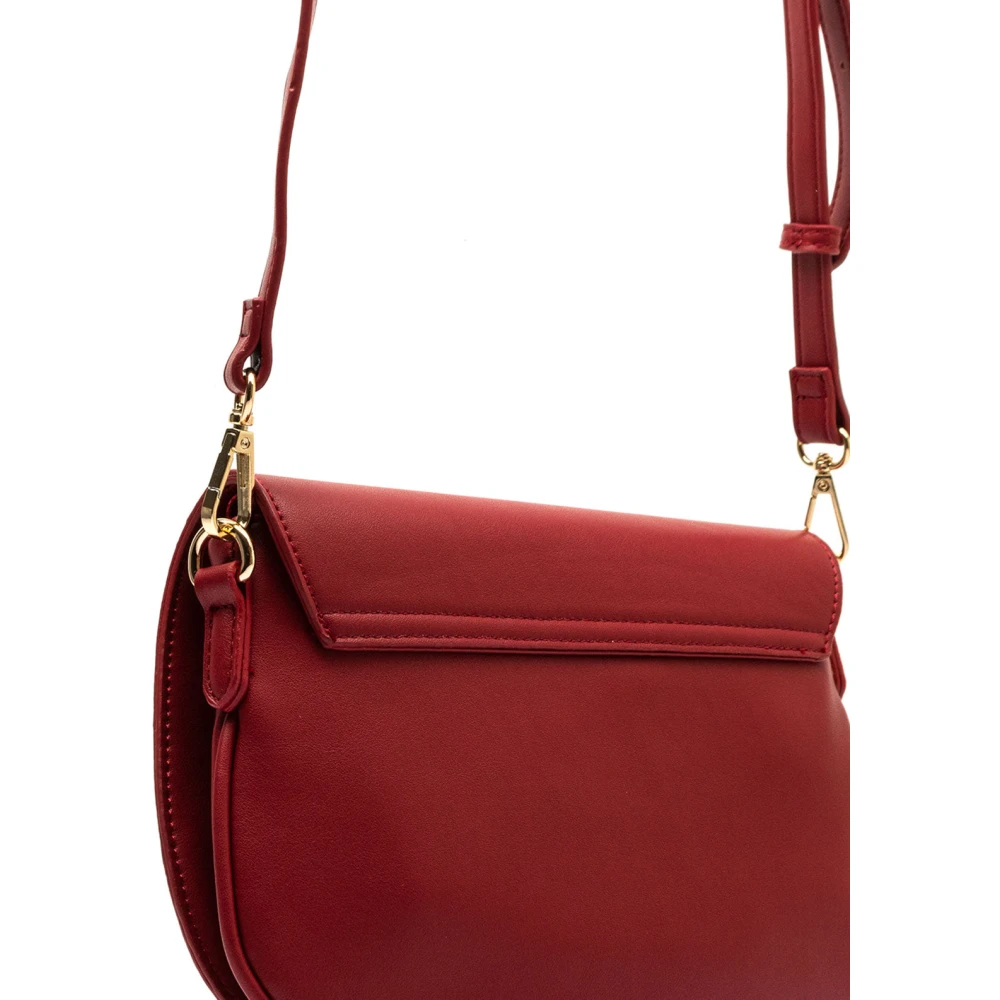 Valentino by Mario Valentino Rode Schoudertas Moses Rosso Scuro Red Dames