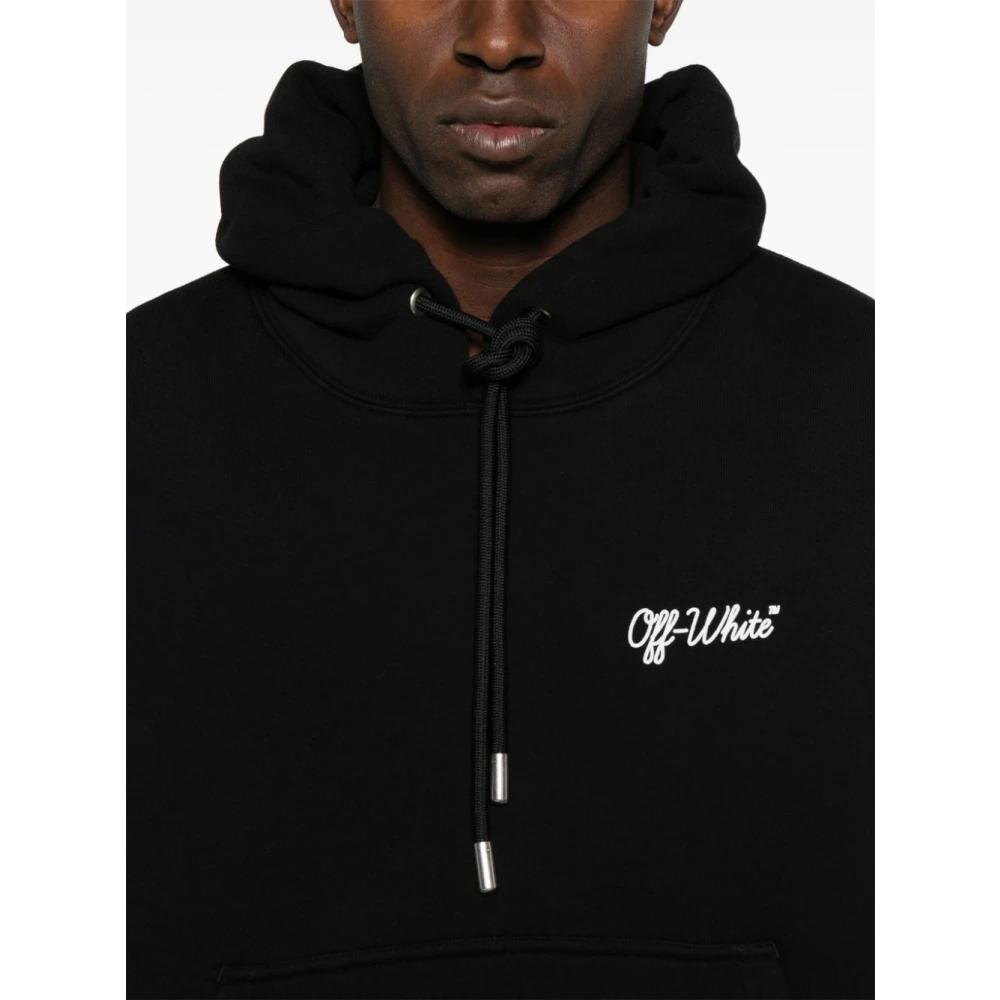 Off White Stijlvolle Sweatshirts in Zwart en Wit Black Heren