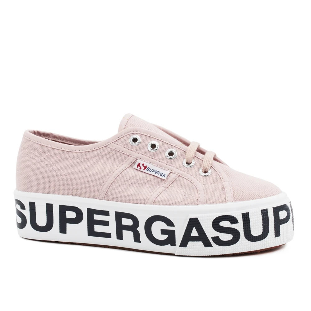 Superga Damen Rosa Schuhe, 35 Eugröße: