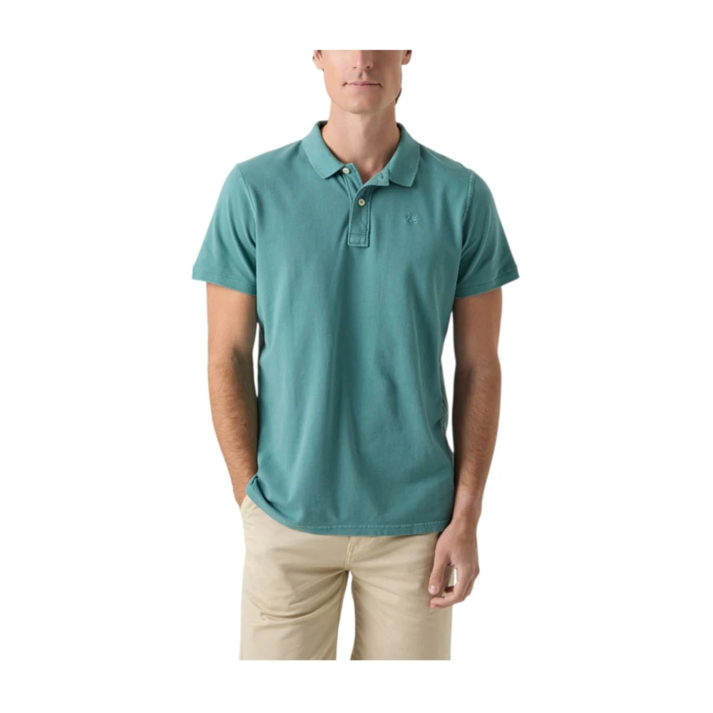 Scotta Green Polo Shirts, Male, L, Océano Polo