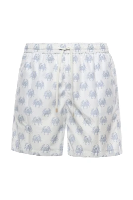 Badanamönstrade badshorts