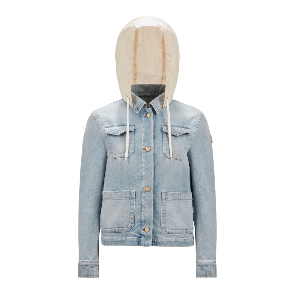 Moncler Denim Jacka Blue, Dam