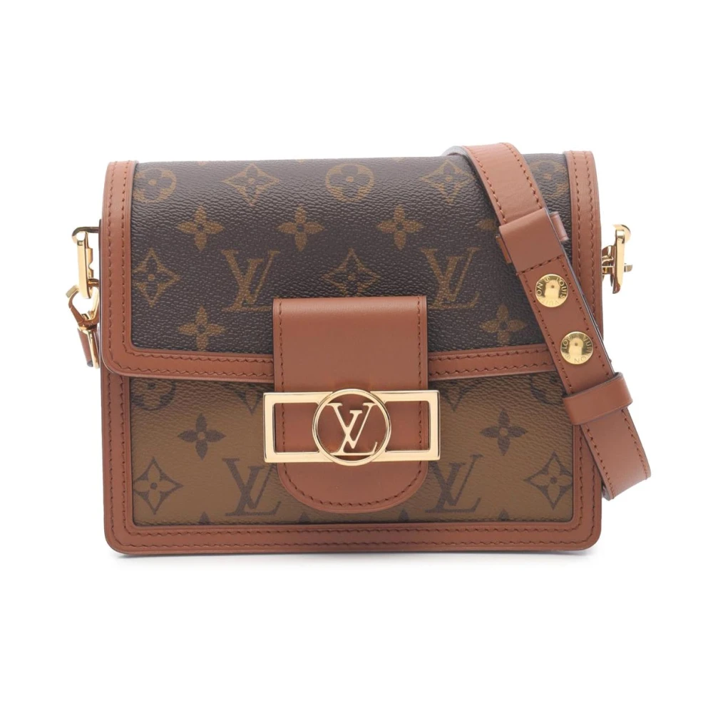 Louis Vuitton Vintage Women's Brown Pre-Owned Monogram Canvas Shoulder Bag