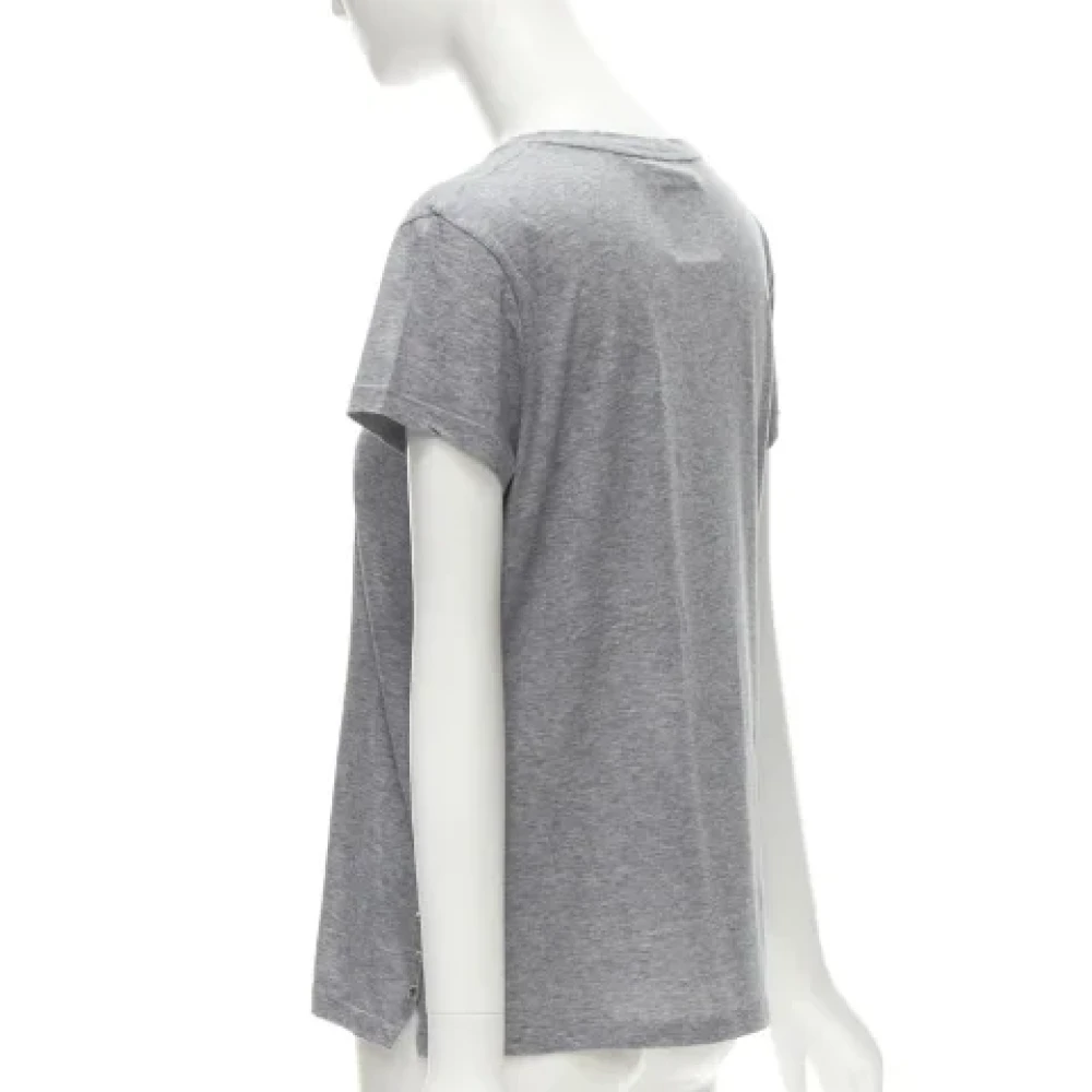 Valentino Vintage Pre-owned Cotton tops Gray Dames